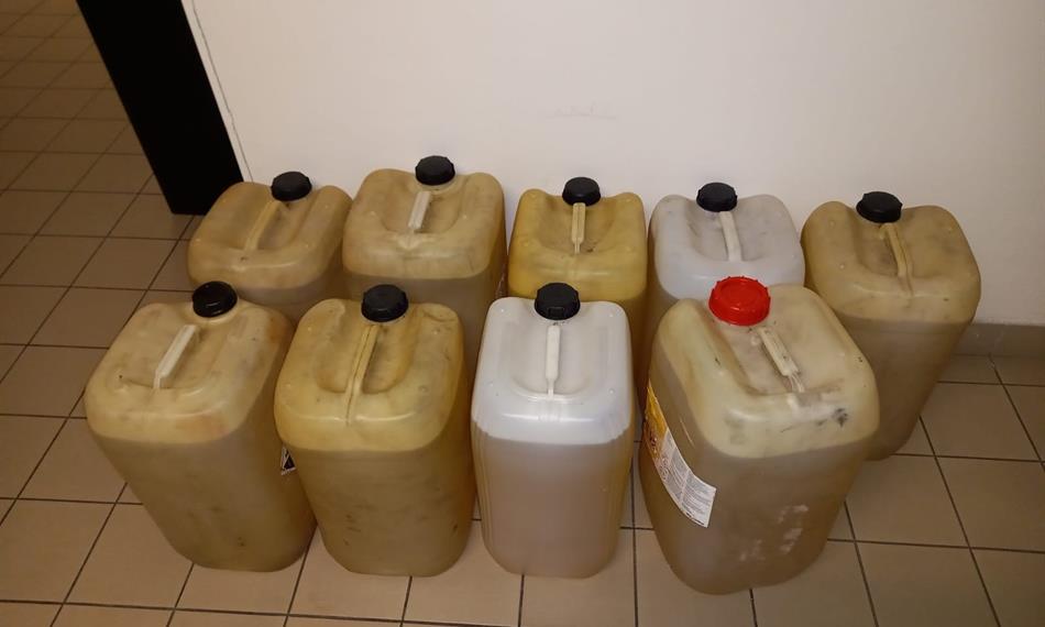 Záchyt motorové nafty